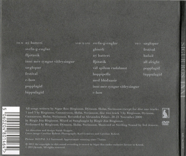 Sigur Rós : Inni (2xCD + DVD-V, Multichannel, PAL + Album)