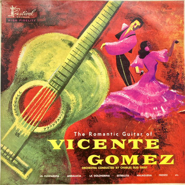Vicente Gomez : The Romantic Guitar Of Vicente Gomez (LP, Album)