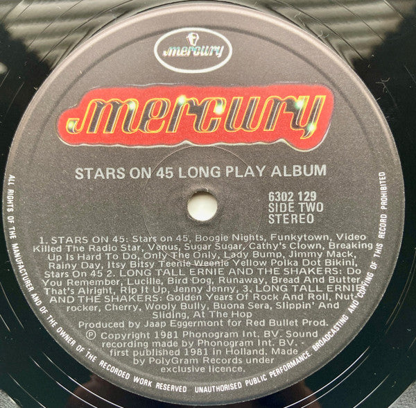 Stars On 45 : Long Play Album (LP, Album)