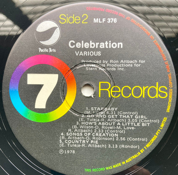 Celebration : Celebration (LP, Album)