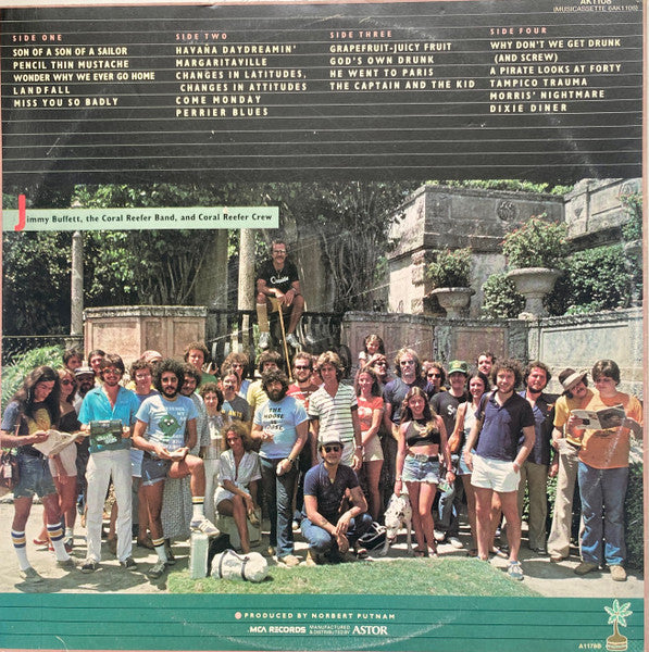 Jimmy Buffett : "You Had To Be There" - Recorded Live (2xLP, Album, Gat)