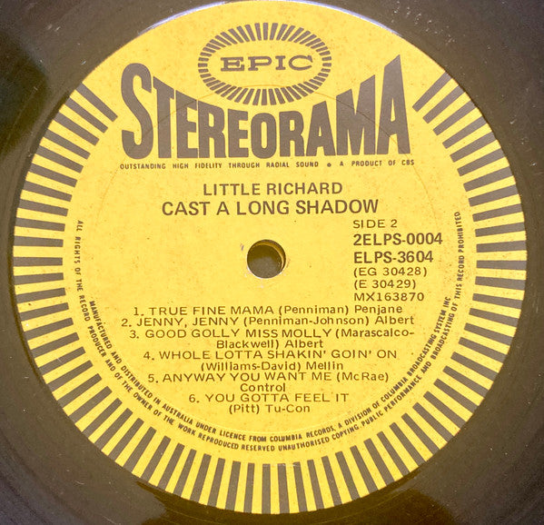 Little Richard : Cast A Long Shadow (2xLP, Comp, Gat)