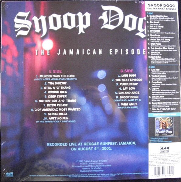 Snoop Dogg : The Jamaican Episode (LP, RSD, Comp, Pur)