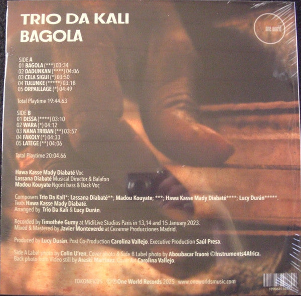 Trio Da Kali : Bagola (LP, Album)