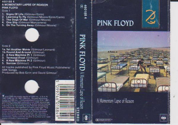 Pink Floyd : A Momentary Lapse Of Reason (Cass, Album)