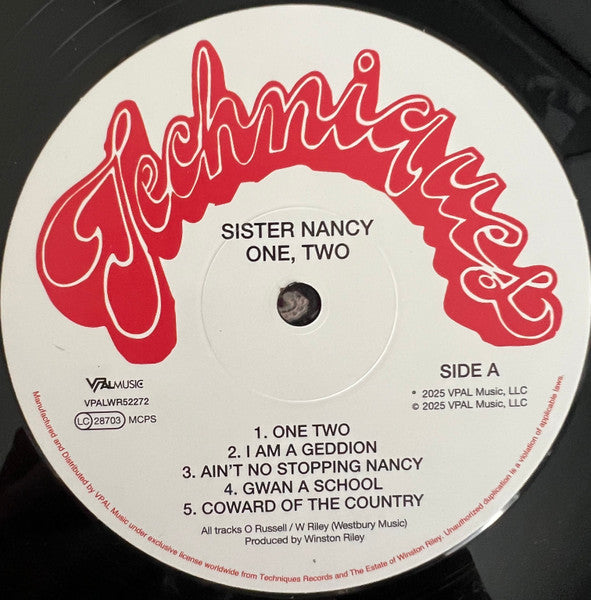 Sister Nancy : One, Two (LP, Album, RE, RM)