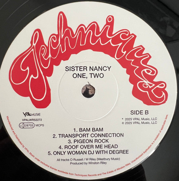 Sister Nancy : One, Two (LP, Album, RE, RM)