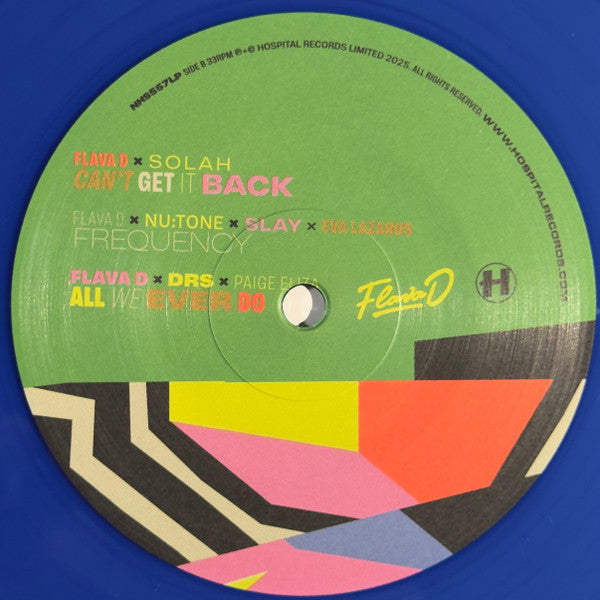 Flava D : Here & Now (LP, Blu + LP, Pin + Album)