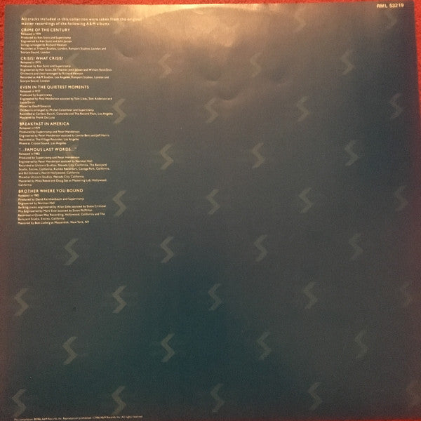 Supertramp : The Autobiography Of Supertramp (LP, Comp)