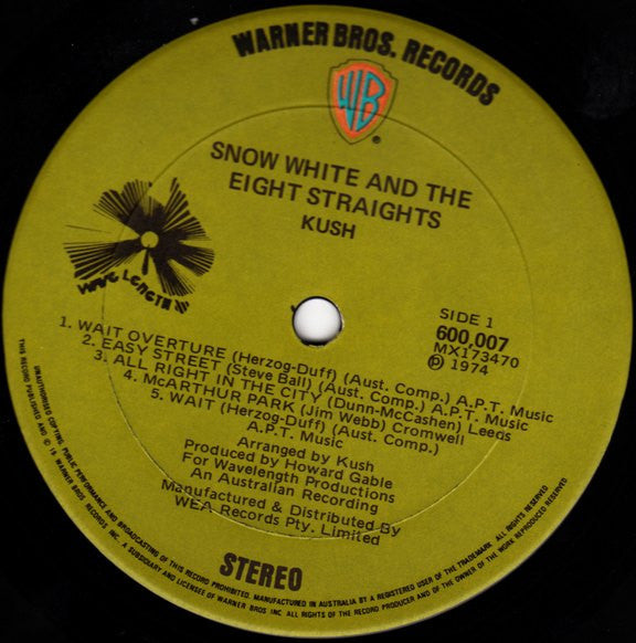 Kush (16) : Presents Snow White... And The Eight Straights (LP, Album)