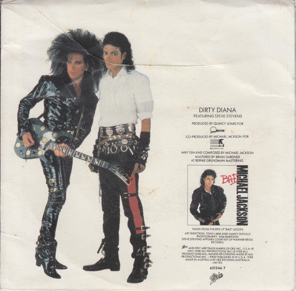 Michael Jackson : Dirty Diana (7")