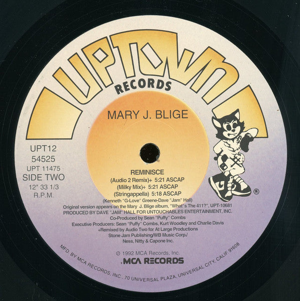 Mary J Blige* : Reminisce (12", Single)