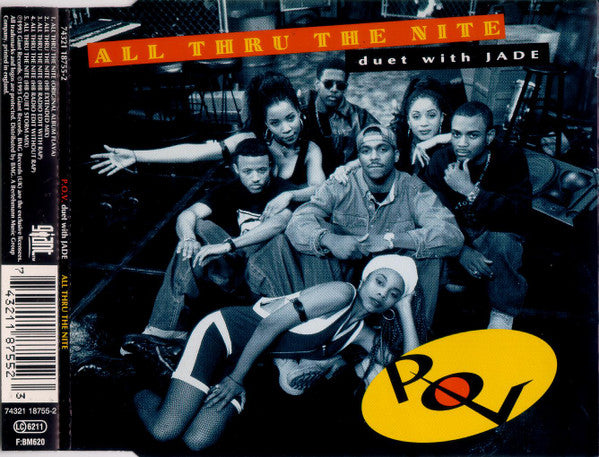 P.O.V. Duet With Jade (3) : All Thru The Nite (CD, Single)