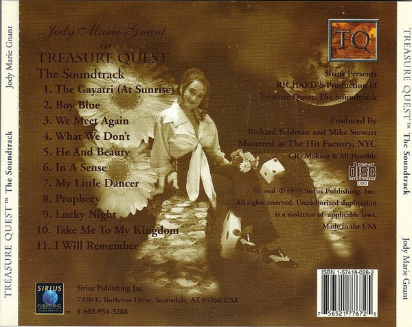 Jody Marie Gnant : Treasure Quest (The Soundtrack) (CD, Album)