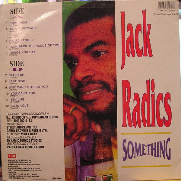Jack Radics : Something (LP, Album)
