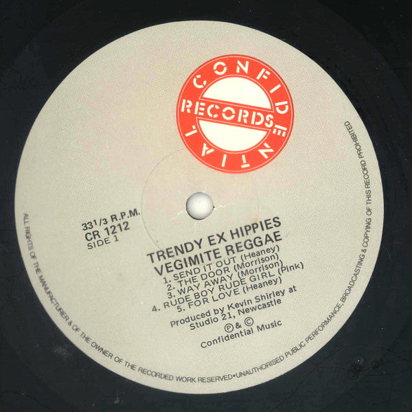 Vegimite Reggae : Trendy Ex-Hippies (LP, Album)