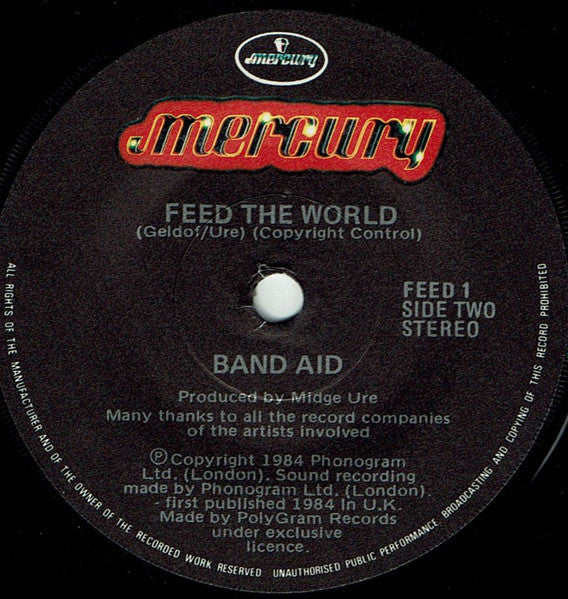 Band Aid : Do They Know It's Christmas? (7", Single)