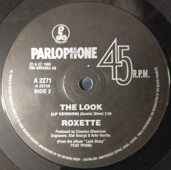 Roxette : Dressed For Success (7", Single)