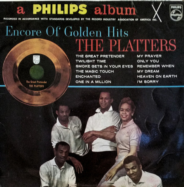 The Platters : Encore Of Golden Hits (LP, Comp, RE)