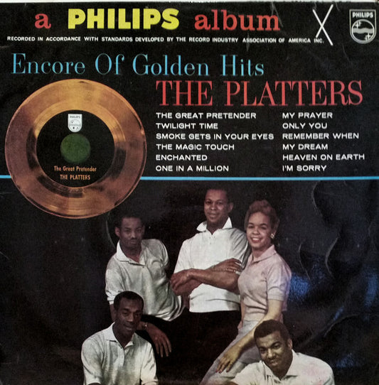 The Platters : Encore Of Golden Hits (LP, Comp, RE)