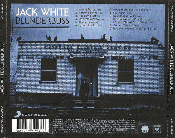 Jack White (2) : Blunderbuss (CD, Album)