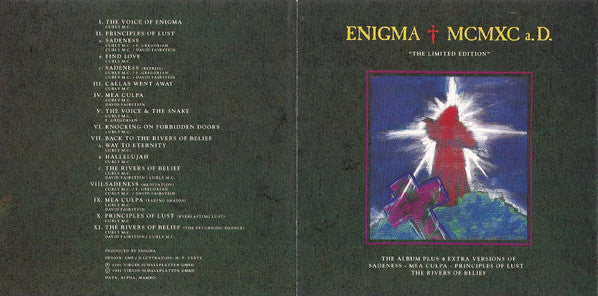 Enigma : MCMXC a.D. "The Limited Edition" (CD, Album, Ltd)