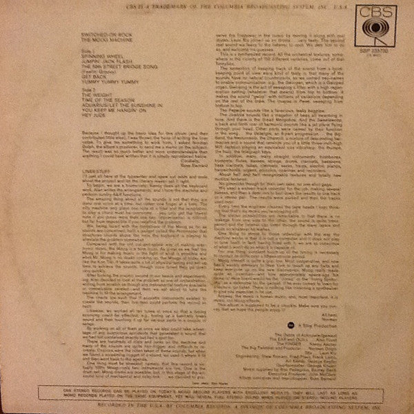 The Moog Machine : Switched-On Rock (LP, Album)