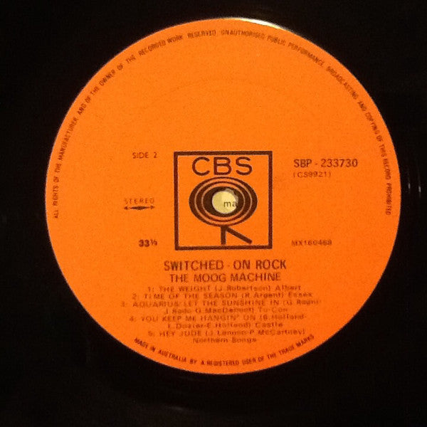 The Moog Machine : Switched-On Rock (LP, Album)