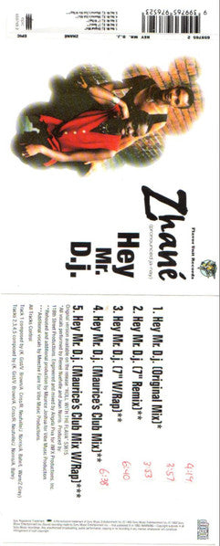 Zhané : Hey Mr. D.J. (CD, Single)