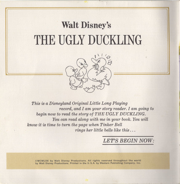 Robie Lester : The Story Of The Ugly Duckling (7", RP, Rai)