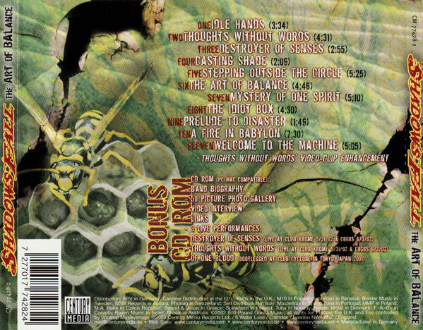 Shadows Fall : The Art Of Balance (CD, Album, Enh + CD-ROM + Ltd)
