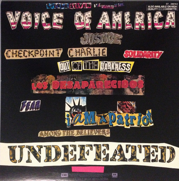 Little Steven : Voice Of America (LP, Album)