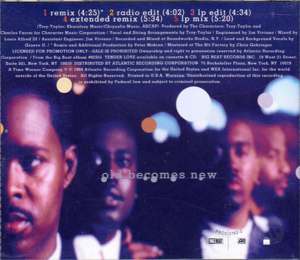 Groove U. : Old Becomes New (Remixes) (CD, Single, Promo)