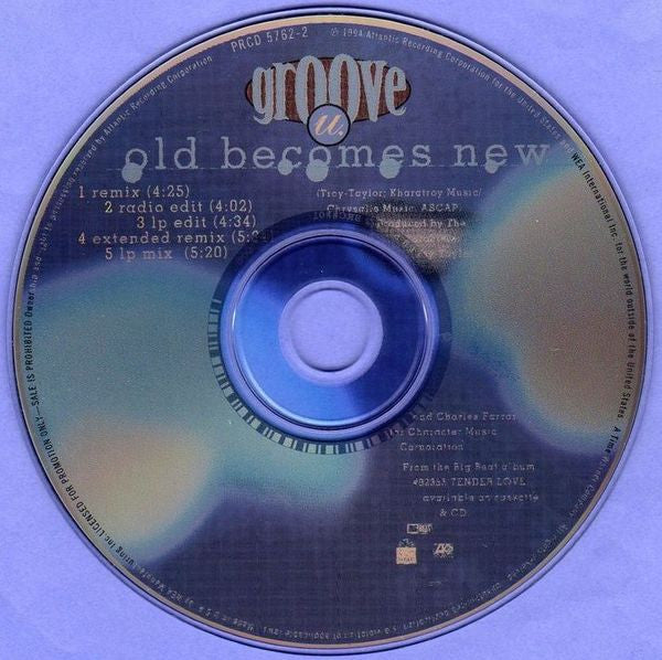 Groove U. : Old Becomes New (Remixes) (CD, Single, Promo)