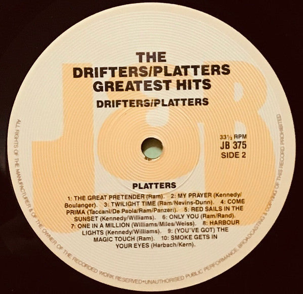 The Drifters, The Platters : The Very Best Of The Drifters And The Platters (LP, Comp)