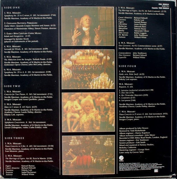 Wolfgang Amadeus Mozart - Sir Neville Marriner, The Academy Of St. Martin-in-the-Fields : Amadeus (Original Soundtrack Recording) (2xLP, Album, Gat)