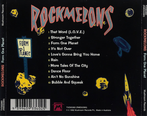The Rockmelons : Form One Planet (CD, Album)