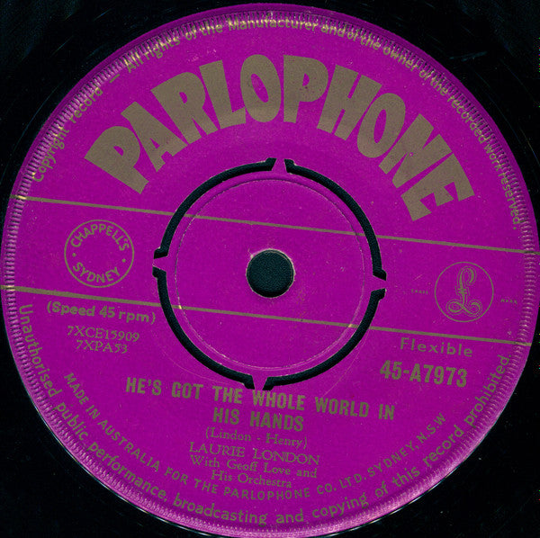 Laurie London : He's Got The Whole World In His Hands / The Cradle Rock (7", Single)
