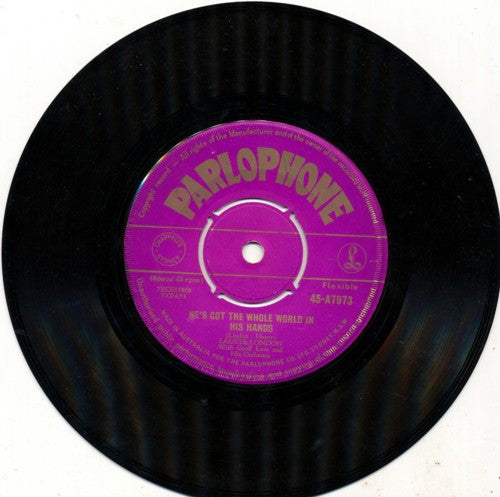Laurie London : He's Got The Whole World In His Hands / The Cradle Rock (7", Single)