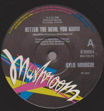 Kylie Minogue : Better The Devil You Know (7", Single, Ltd)