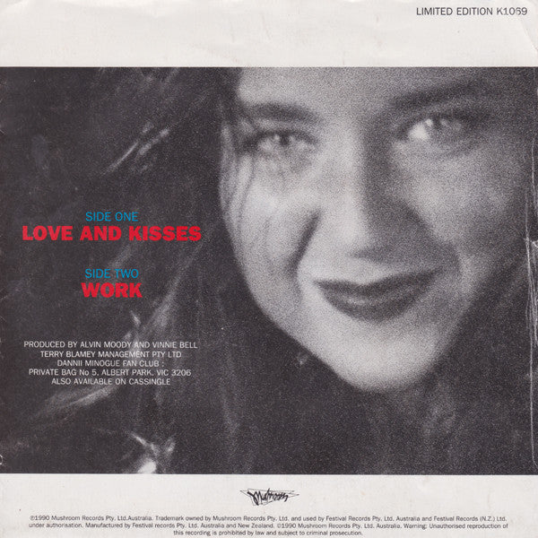 Dannii Minogue : Love And Kisses (7", Single, Ltd, Pos)