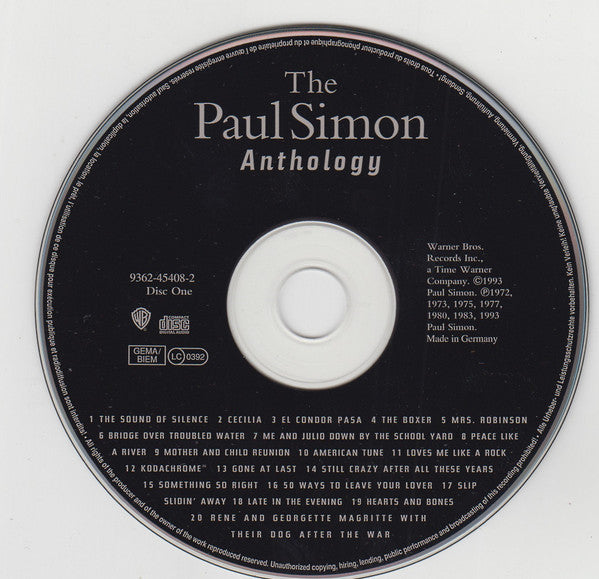 Paul Simon : The Paul Simon Anthology (2xCD, Comp)