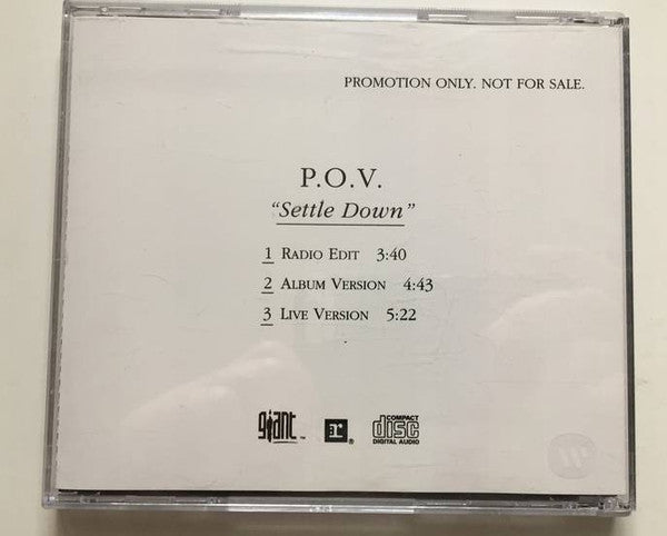 P.O.V. : Settle Down (CD, Maxi, Promo)