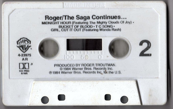 Roger Troutman : The Saga Continues... (Cass, Album)