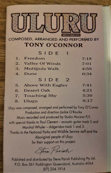 Tony O'Connor (2) : Uluru (Cass, Album, Bla)