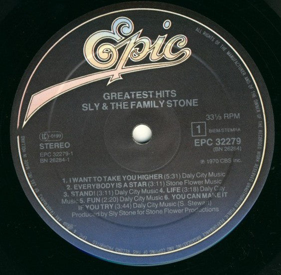 Sly & The Family Stone : Greatest Hits (LP, Comp, RE)