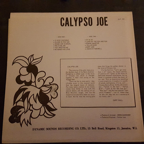 Calypso Joe : Calypso Joe (LP, Album)