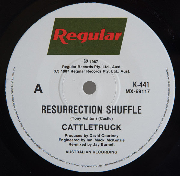Cattletruck : Resurrection Shuffle (7", Single, Ltd)