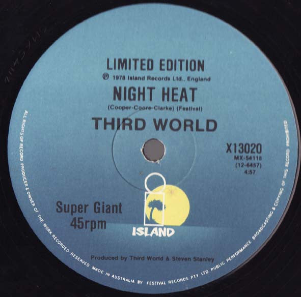 Third World : Now That We Found Love (12", Ltd)