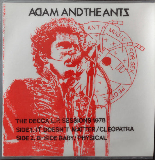 Adam And The Ants : The Decca L.P. Sessions 1978 (7", EP, Unofficial, W/Lbl)
